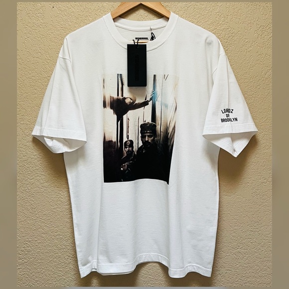 Neighborhood Men's x Lordz of Brooklyn 1 T-Shirt White Color Size Large - Picture 1 of 6